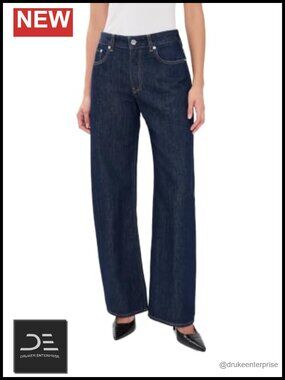 Helmut Lang High Rise Non-Stretch Denim Jeans 5-Pocket